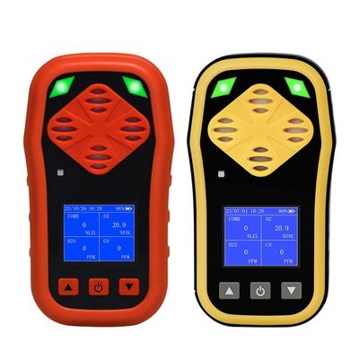 YA-CDX4 جهاز مراقبة غاز شخصي أربعة H2s CO O2 CH4 4 في 1 جهاز مراقبة غاز محمول معتمد ATEX