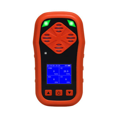كاشف الغازات القابلة للاشتعال أحمر ABS H2S CO O2 CH4