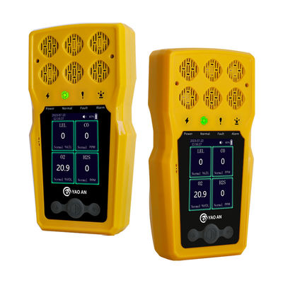 كاشف غاز BTQ-YA-C100FT محلل غاز محمول 4 في 1 كاشف غاز متعدد لـ CO O2 H2S CH4
